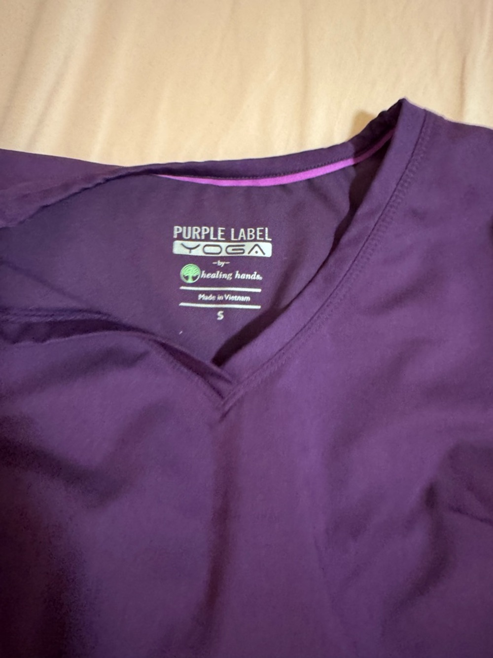 healing hands Purple Women's Scrub set - Picture 4 of 4